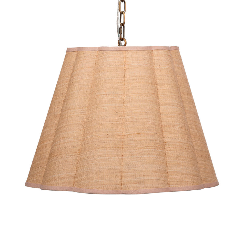 Scalloped Pendant Light in Detail.
