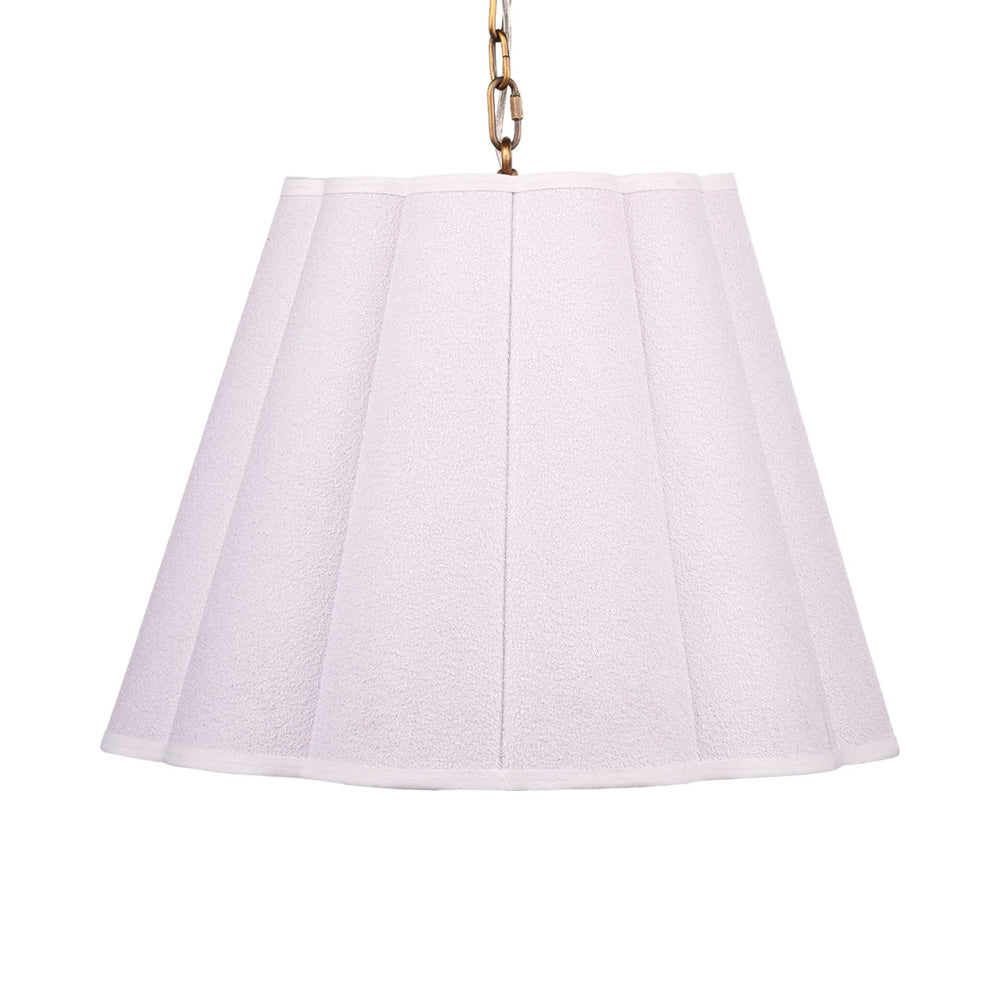 Scalloped Pendant Light in Detail.