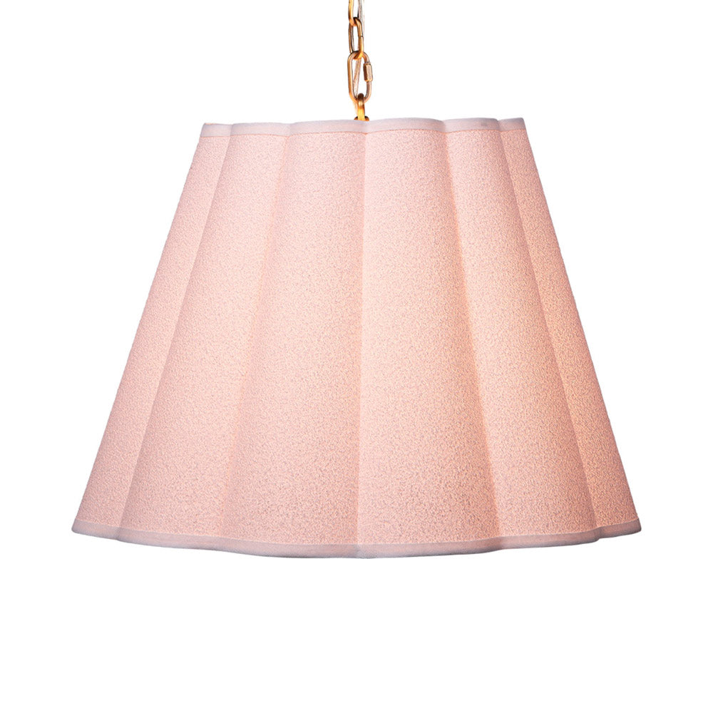 Scalloped Pendant Light in Detail.