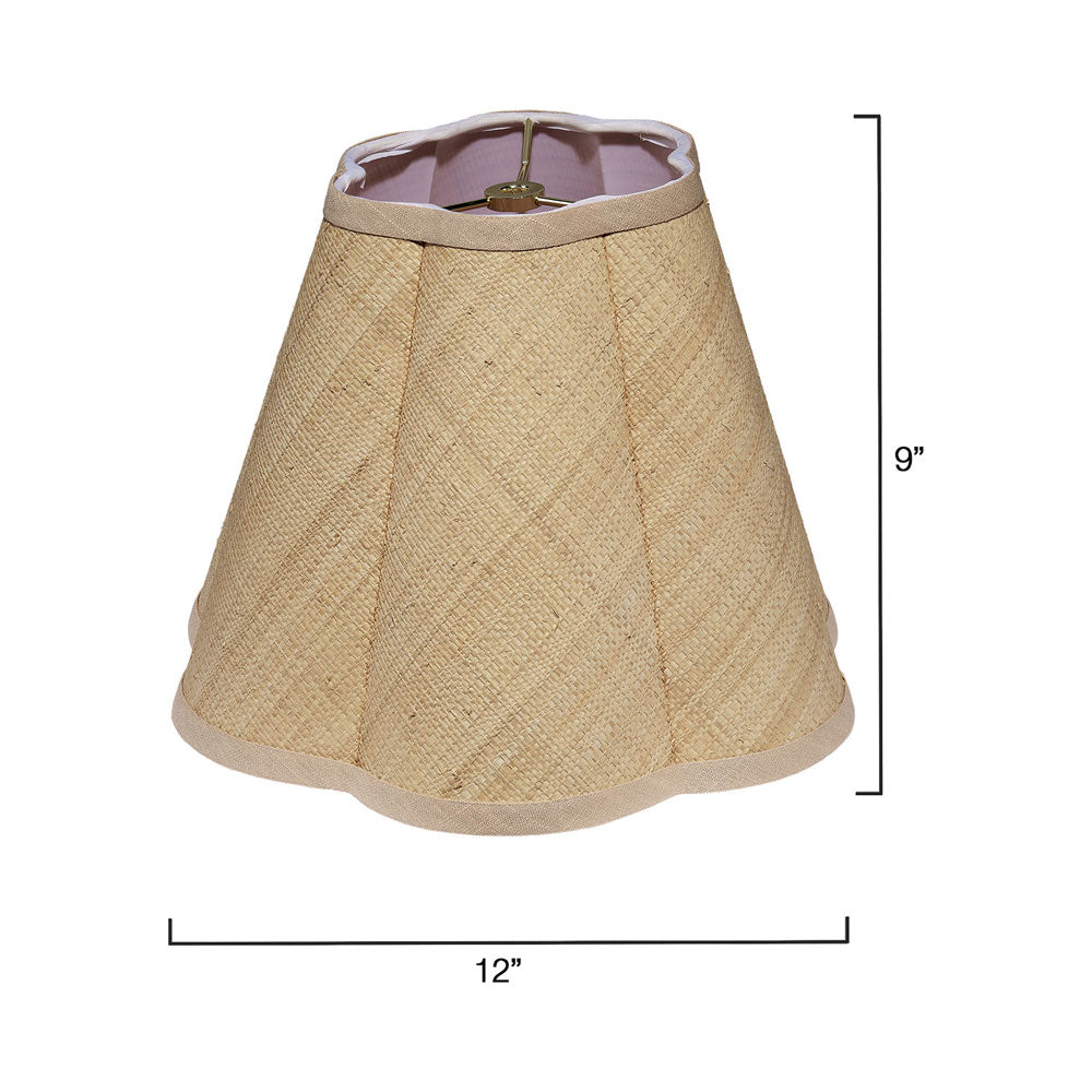 Scalloped Shade - line drawing.