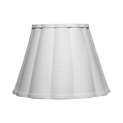 Scalloped Wall Light in White.
