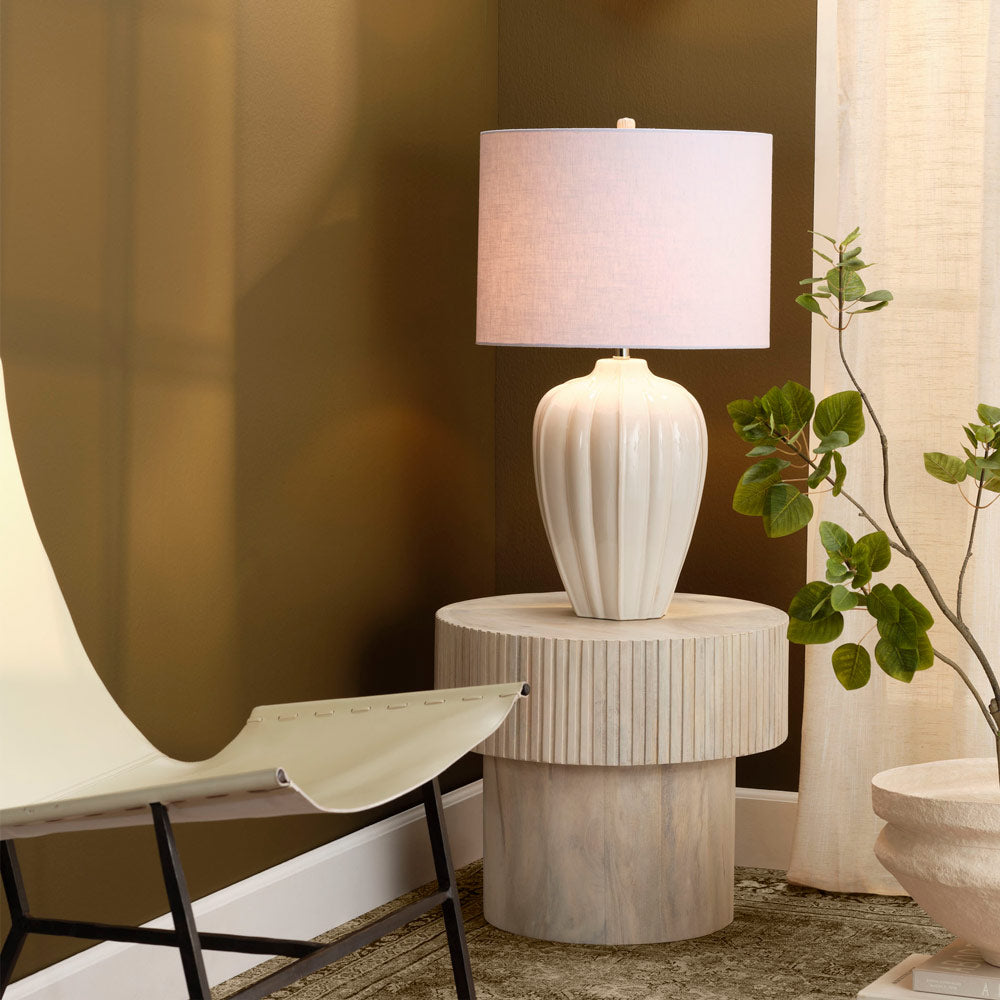 Seraphina Table Lamp in living room.