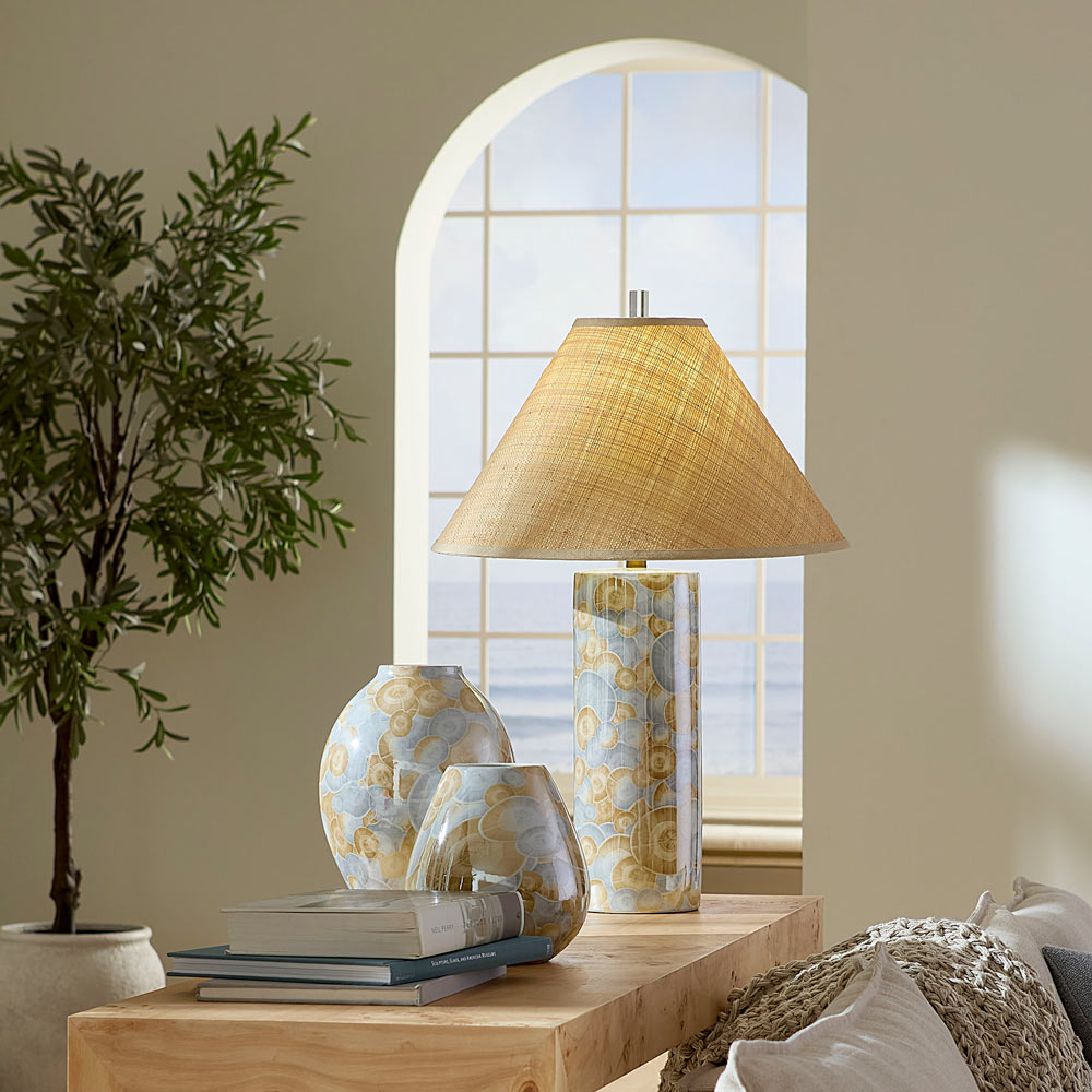 Serene Table Lamp in living room.