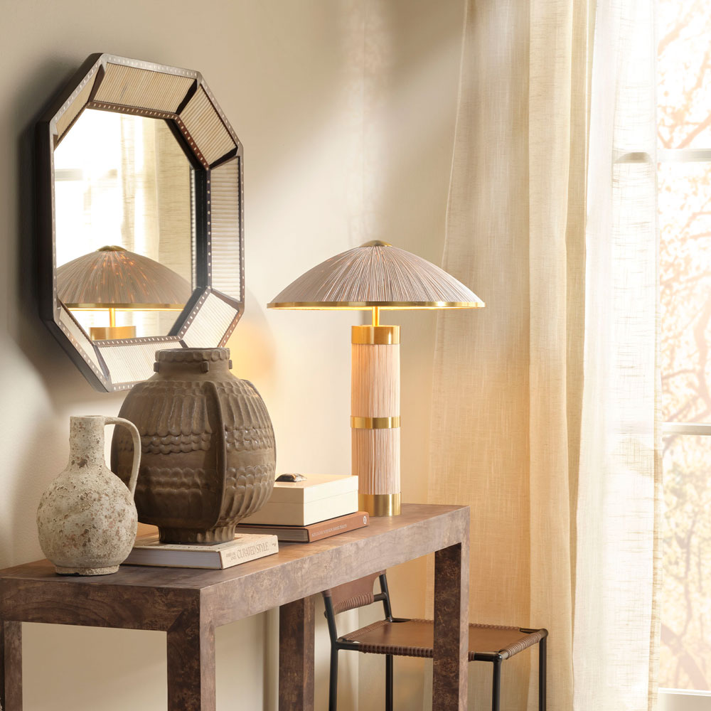 Seychelles Table Lamp in living room.
