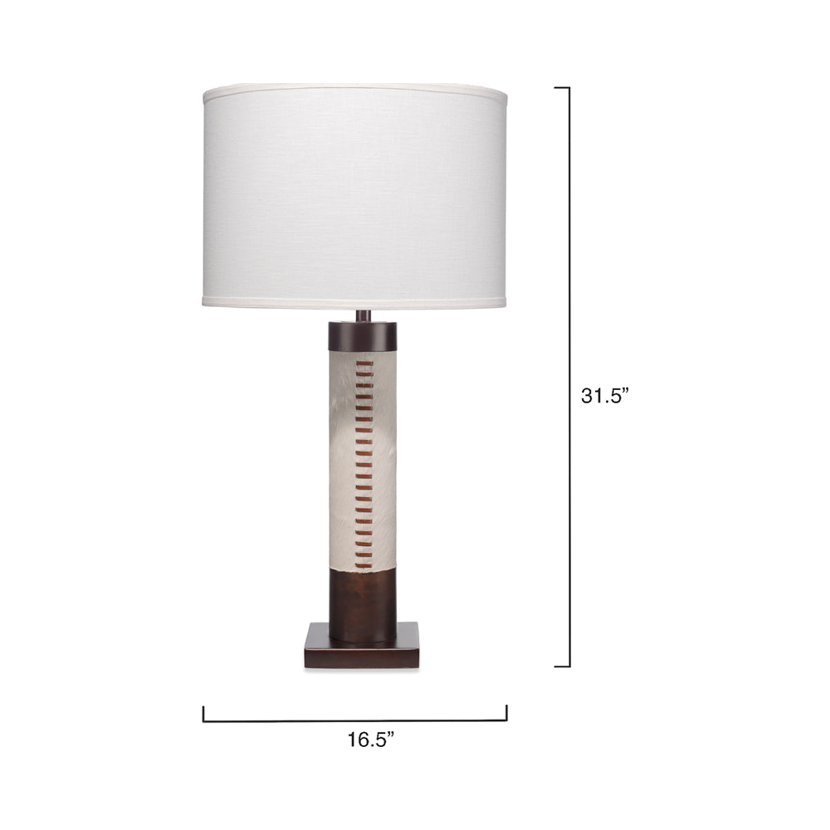 Sheridan Table Lamp - line drawing.