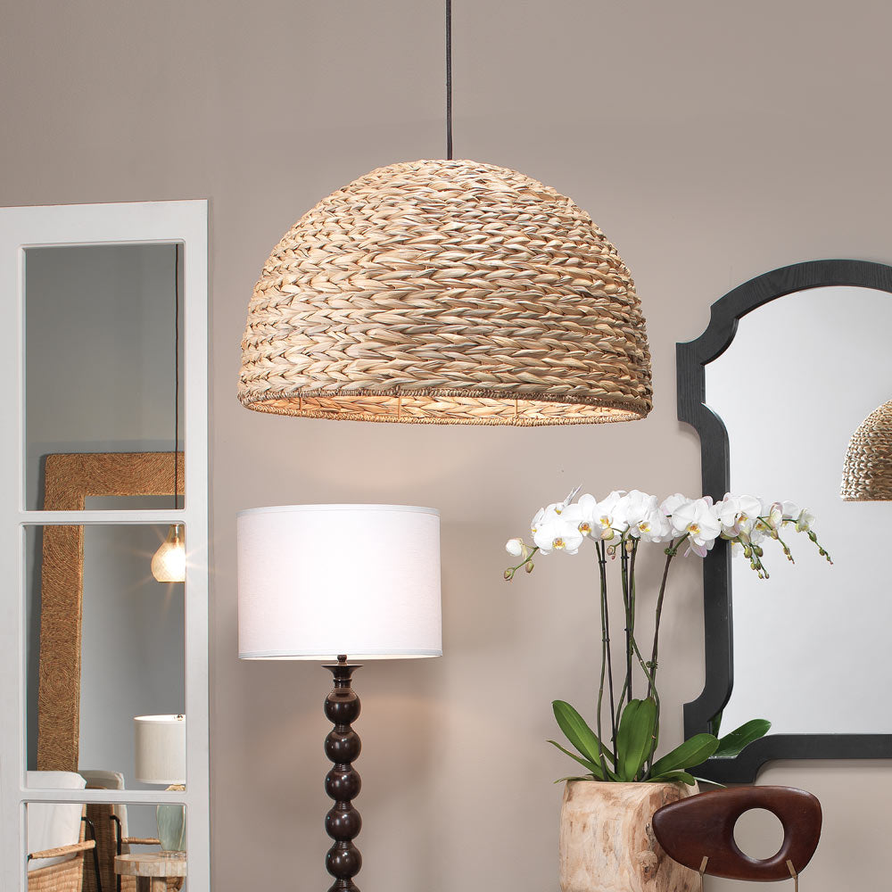 Shoreline Pendant Light in living room.