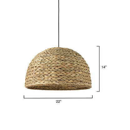 Shoreline Pendant Light - line drawing.