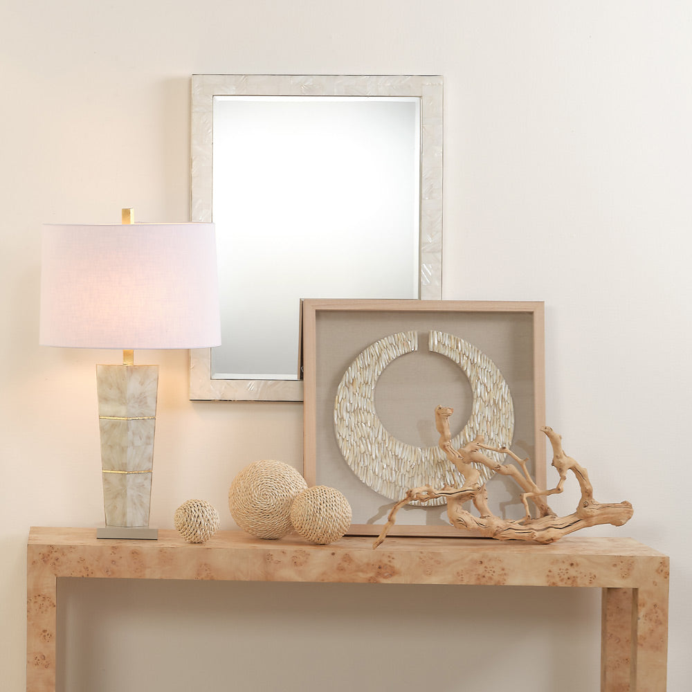 Spectacle Table Lamp in living room.