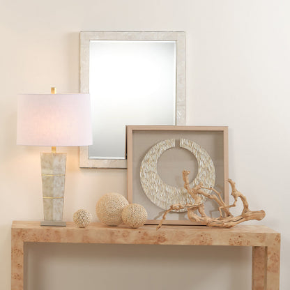 Spectacle Table Lamp in living room.