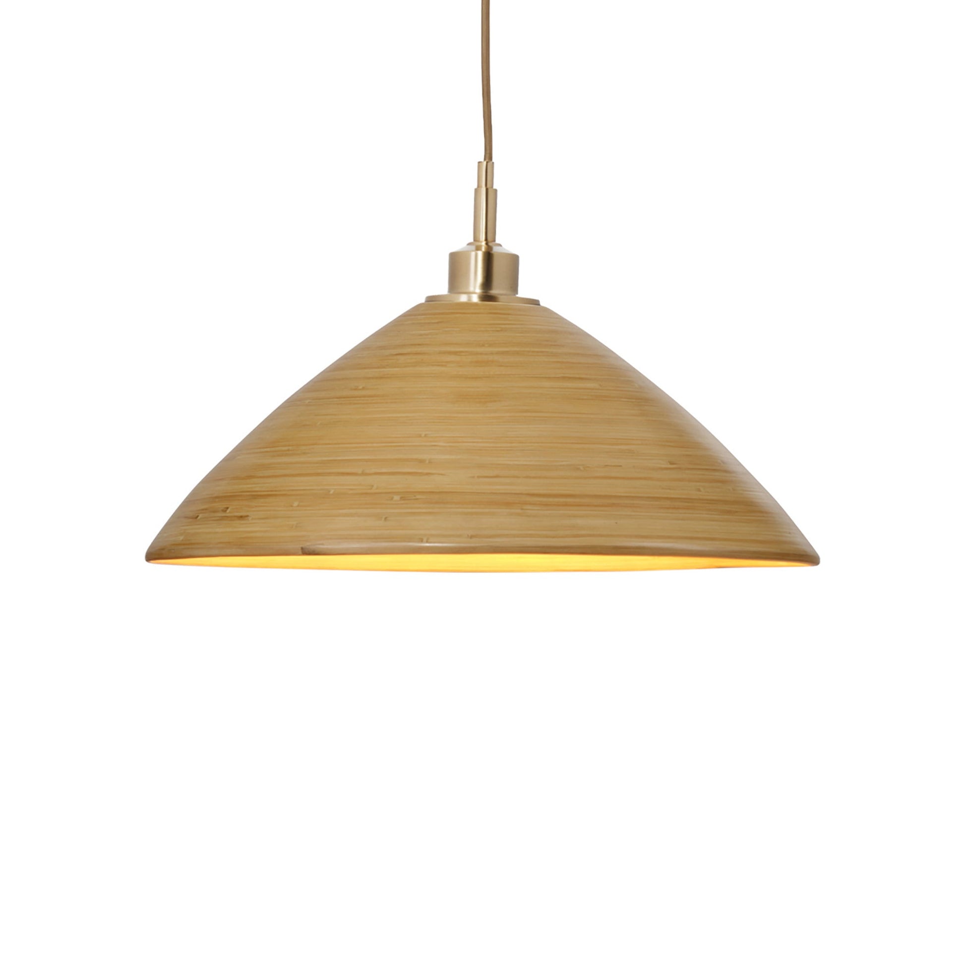 Spun Pendant Light in Detail.