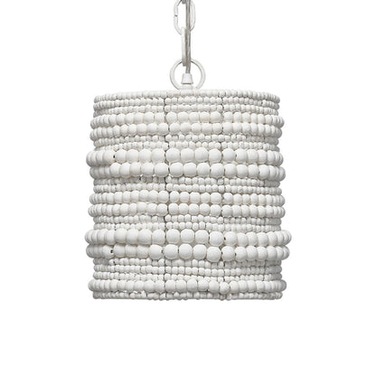Strand Pendant Light in White.