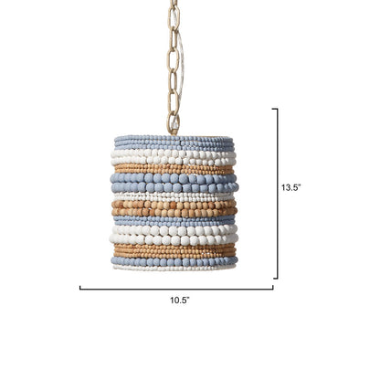 Strand Pendant Light - line drawing.