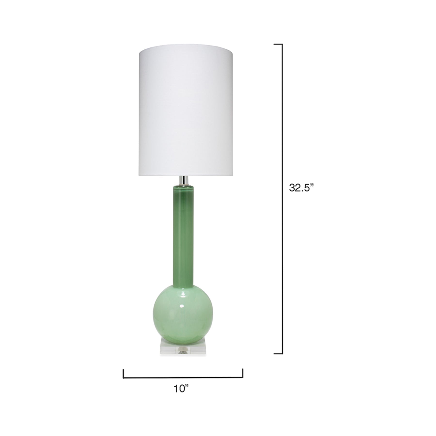 Studio Table Lamp - line drawing.
