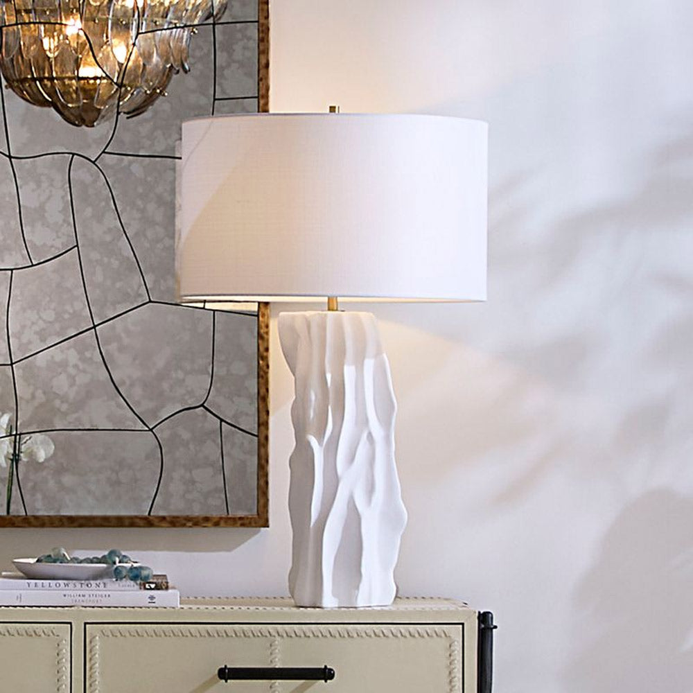 Sweetwood Table Lamp in Detail.