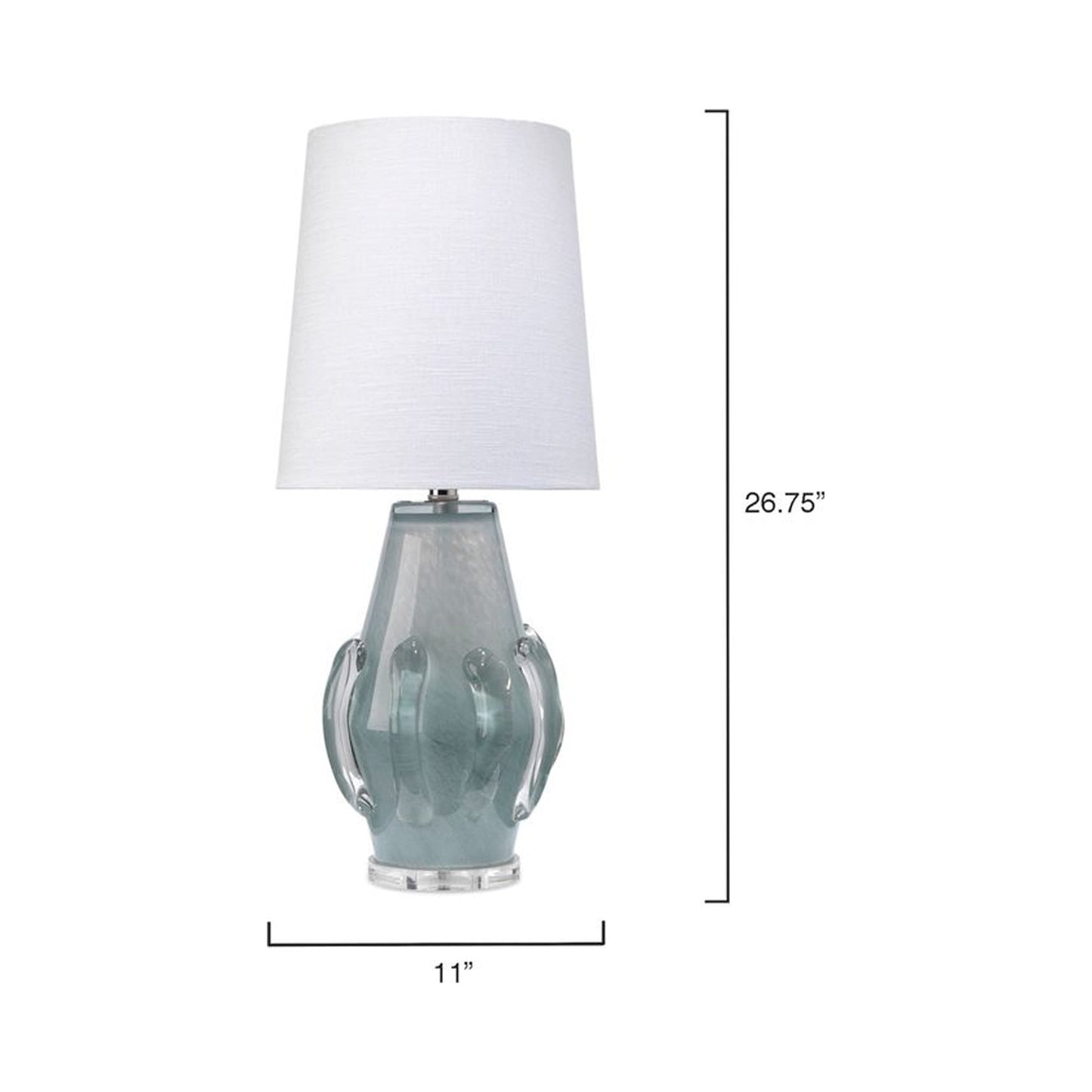 Talon Table Lamp - line drawing.