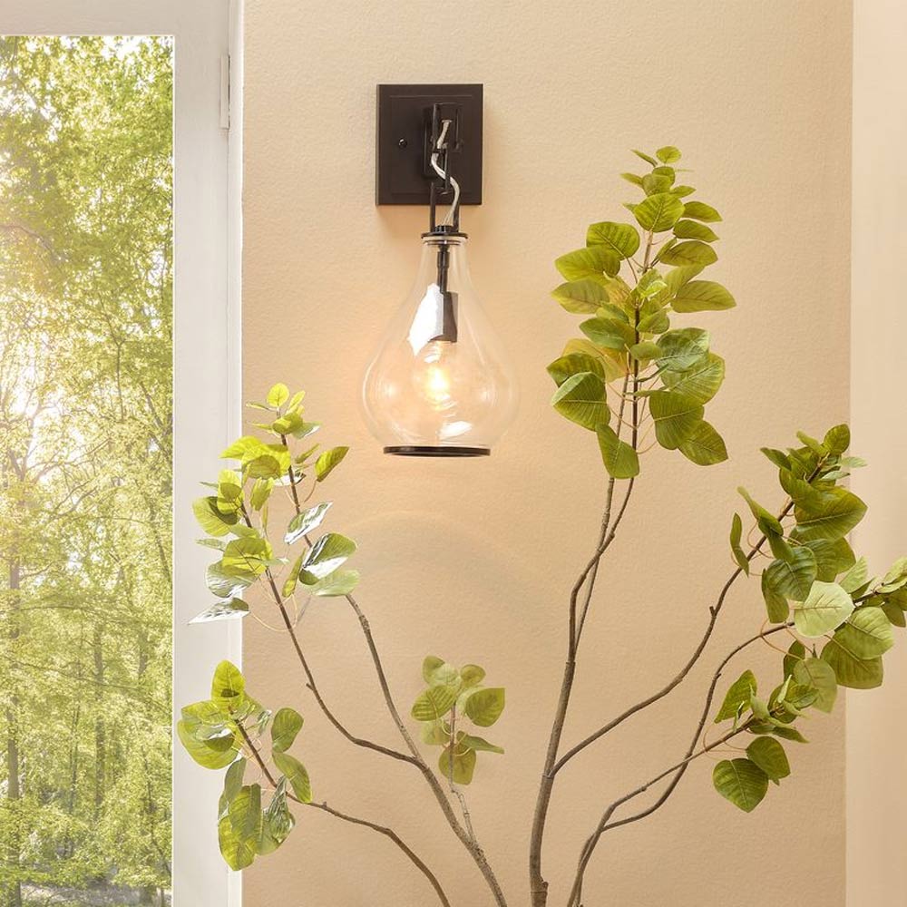 Tear Drop Wall Light in Detail.