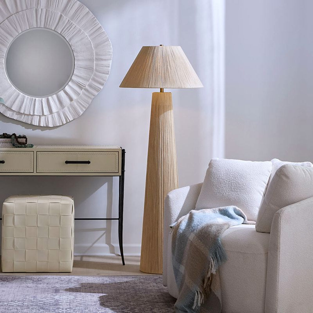 Tension Floor Lamp in living room.