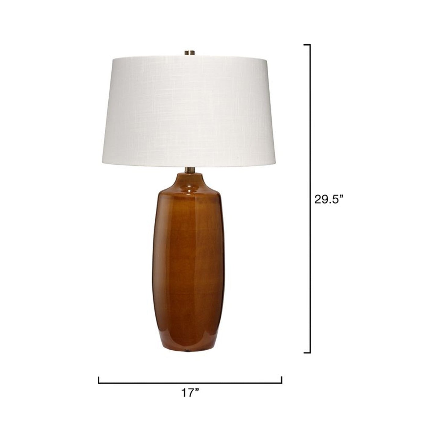 Toffee Table Lamp - line drawing.