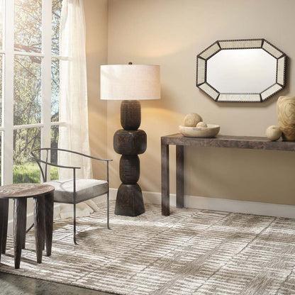 Totem Floor Lamp in living room.
