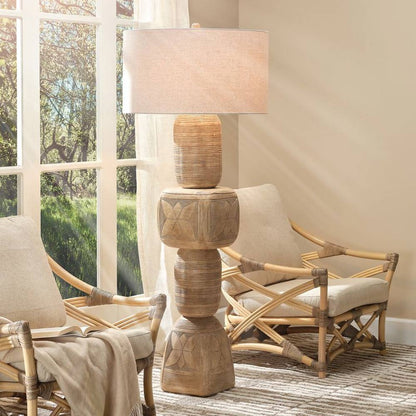 Totem Floor Lamp in living room.