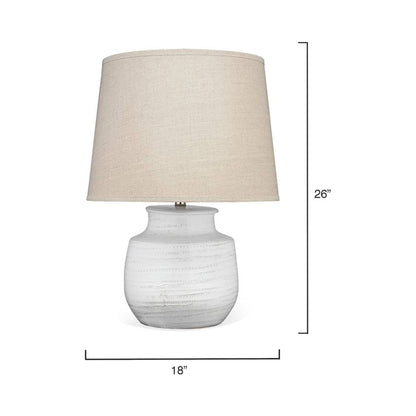 Trace Table Lamp - line drawing.