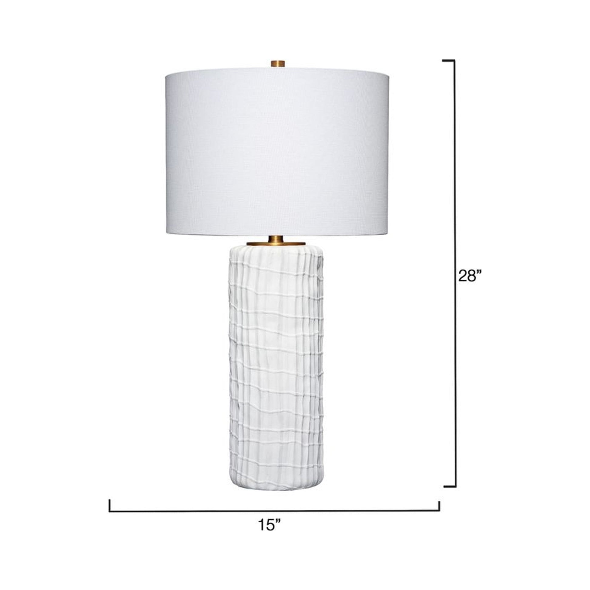 Trunk Table Lamp - line drawing.
