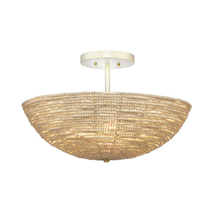 Tsunami Semi Flush Mount Ceiling Light in Detail.