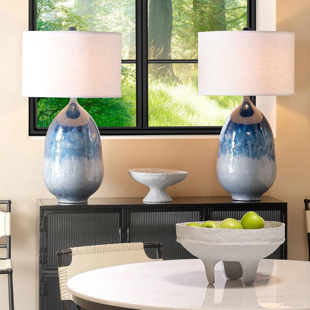 Twilight Table Lamp in living room.
