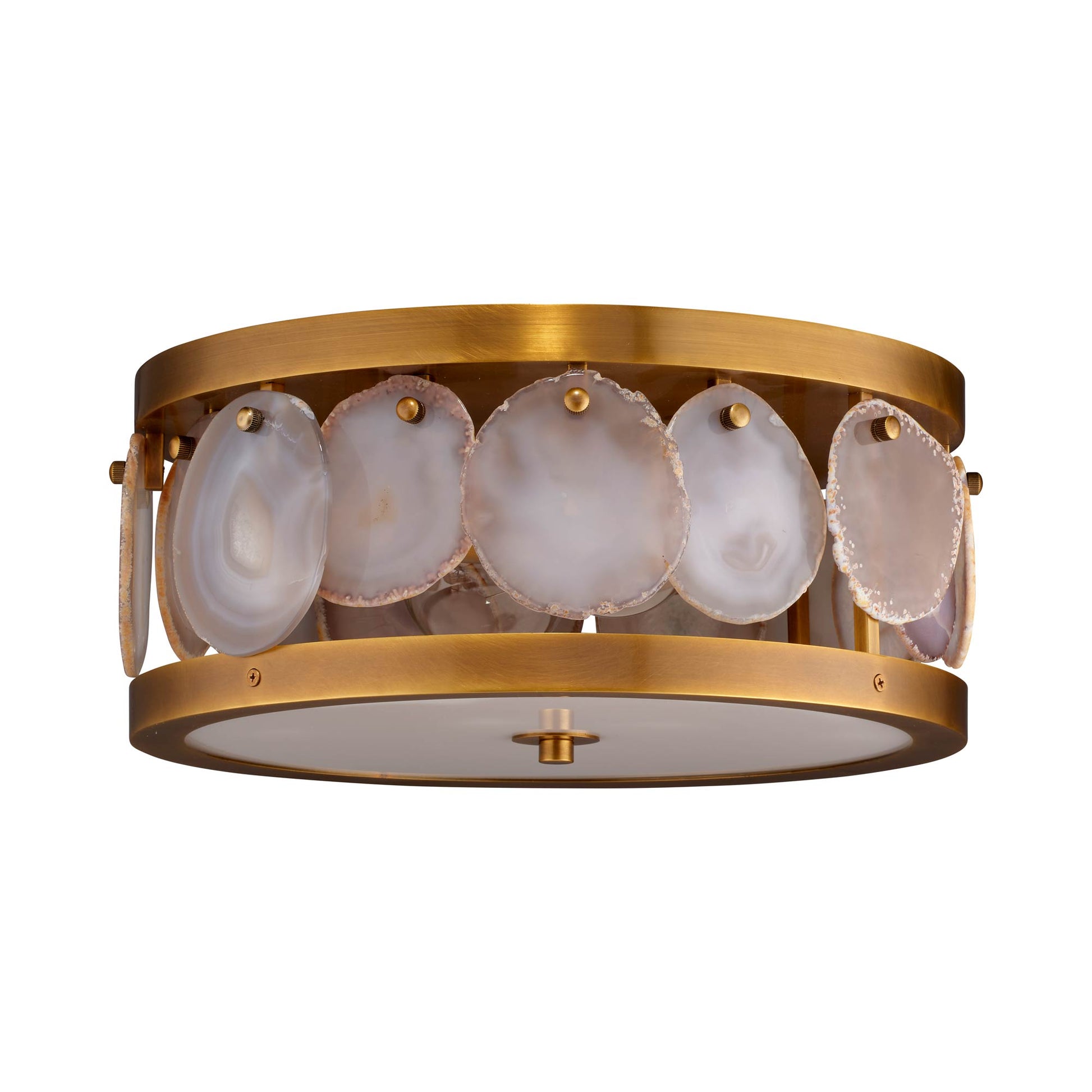 Upsala Agate Flush Mount Ceiling Light.