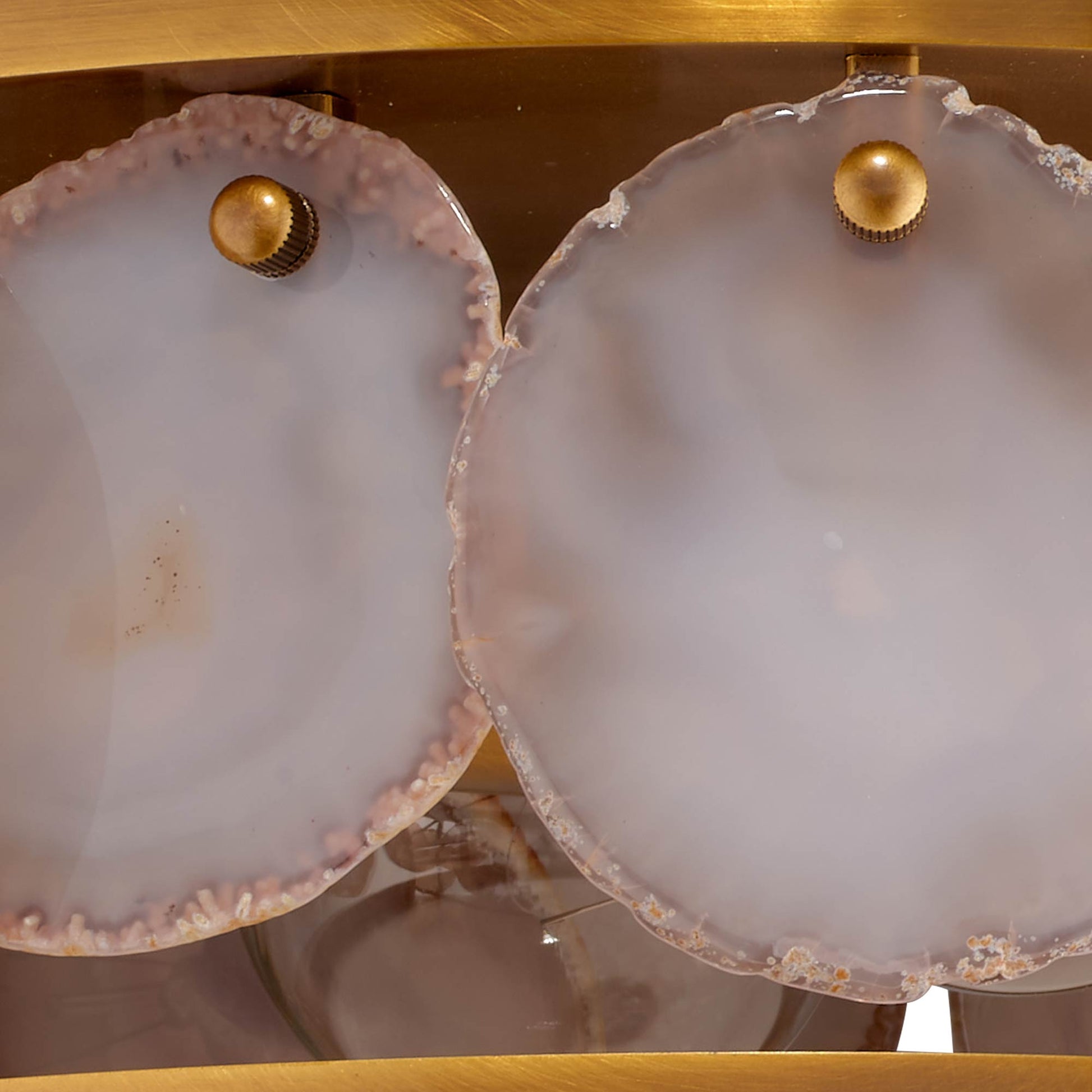 Upsala Agate Flush Mount Ceiling Light in Detail.