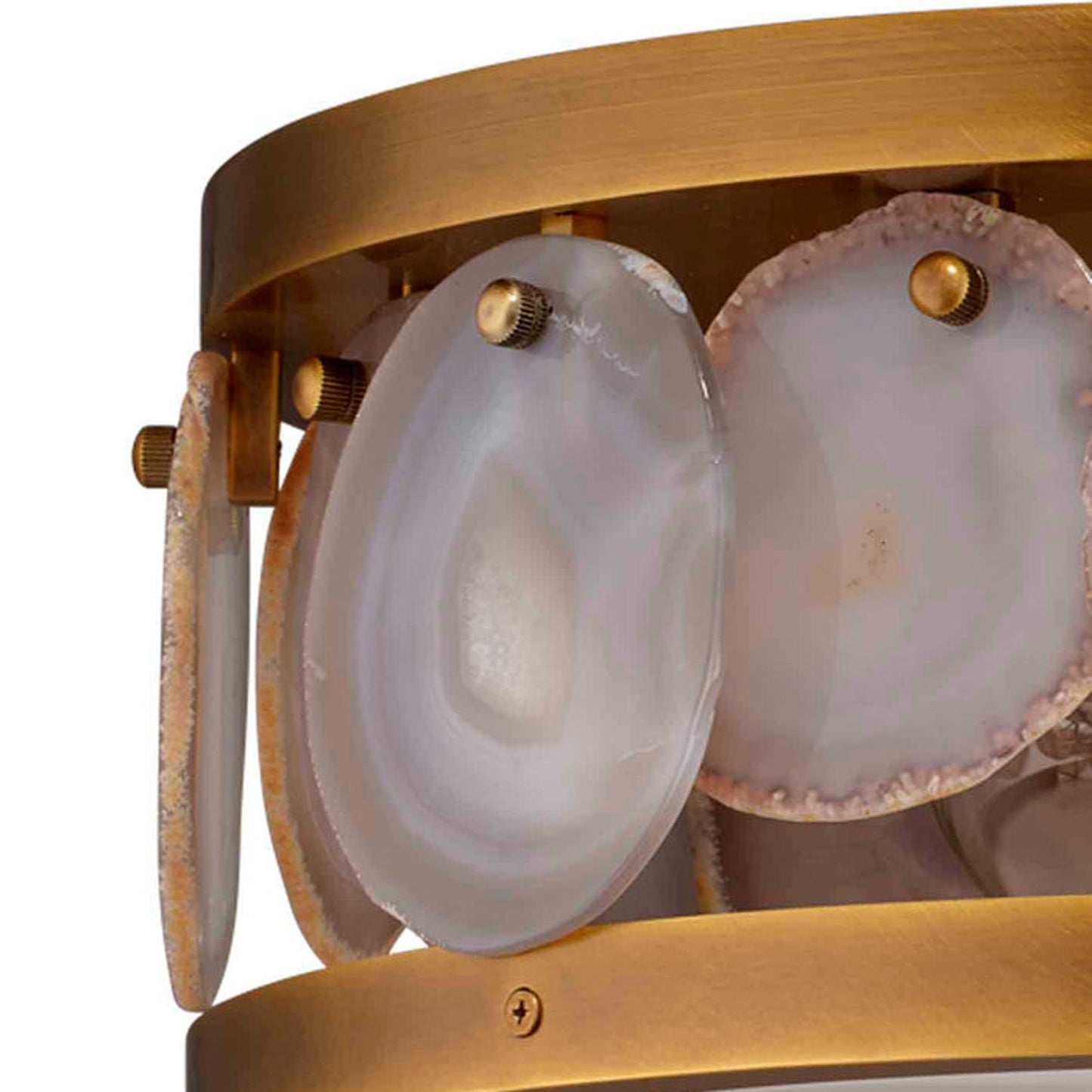 Upsala Agate Flush Mount Ceiling Light in Detail.