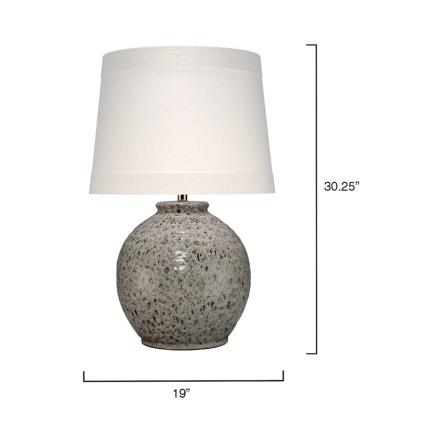 Vagabond Table Lamp - line drawing.