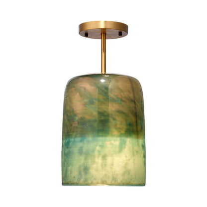 Vapor Semi Flush Mount Ceiling Light in Detail.