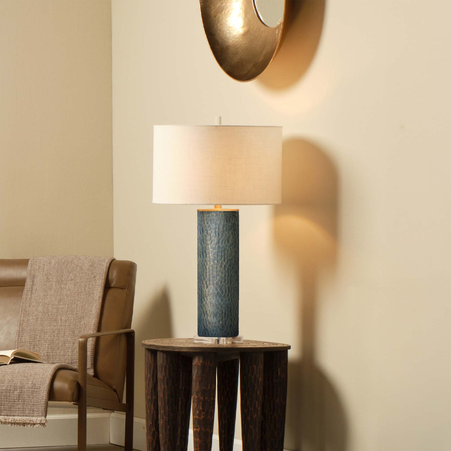 Viper Table Lamp in living room.