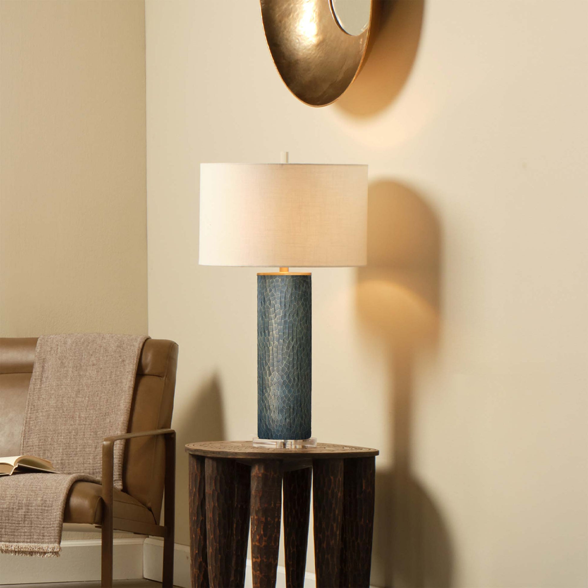 Viper Table Lamp in living room.