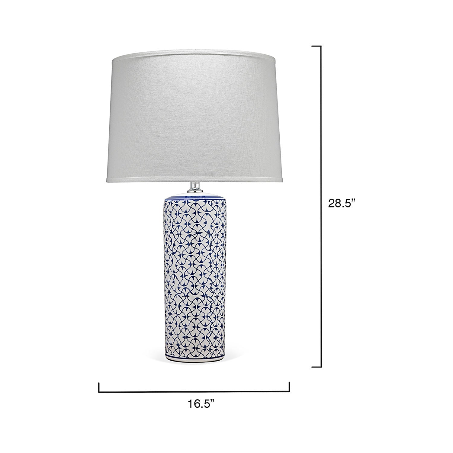 Vivian Table Lamp - line drawing.