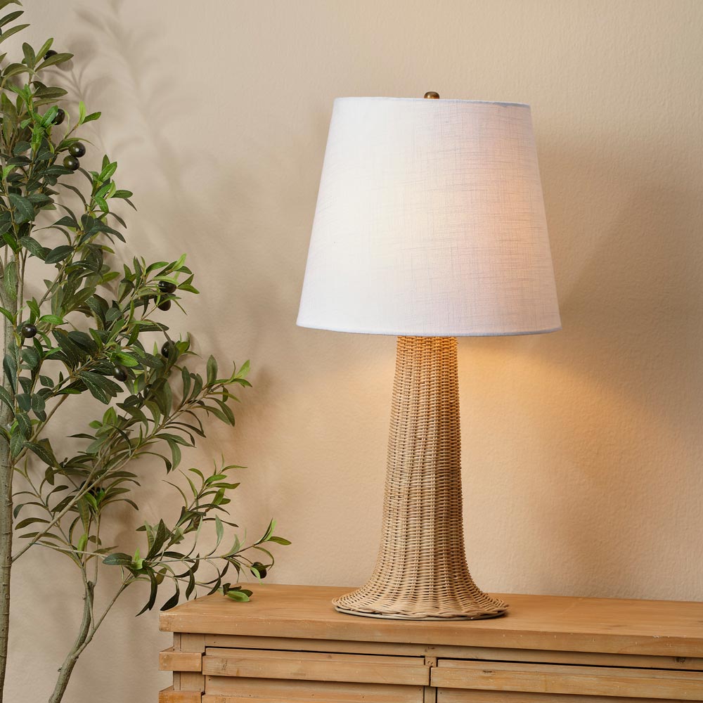 Walden Table Lamp in living room.