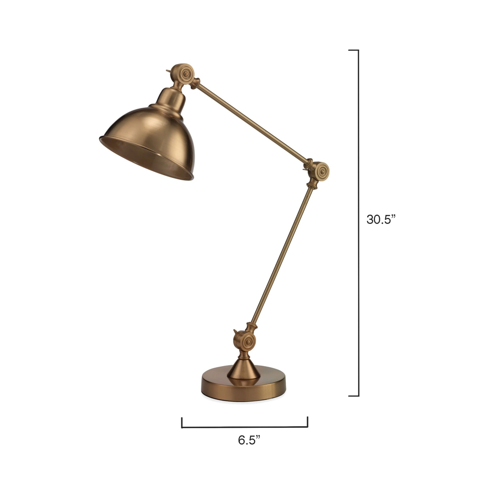 Wallace Table Lamp - line drawing.