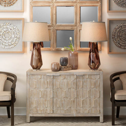 Watercolor Table Lamp in living room.