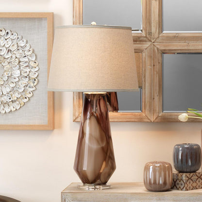 Watercolor Table Lamp in living room.