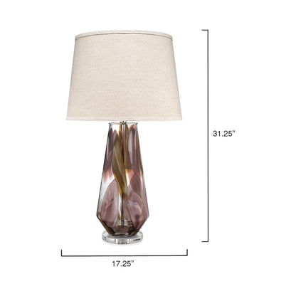 Watercolor Table Lamp - line drawing.
