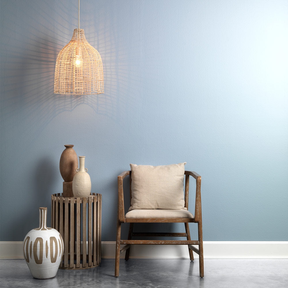 Whisper Pendant Light in living room.