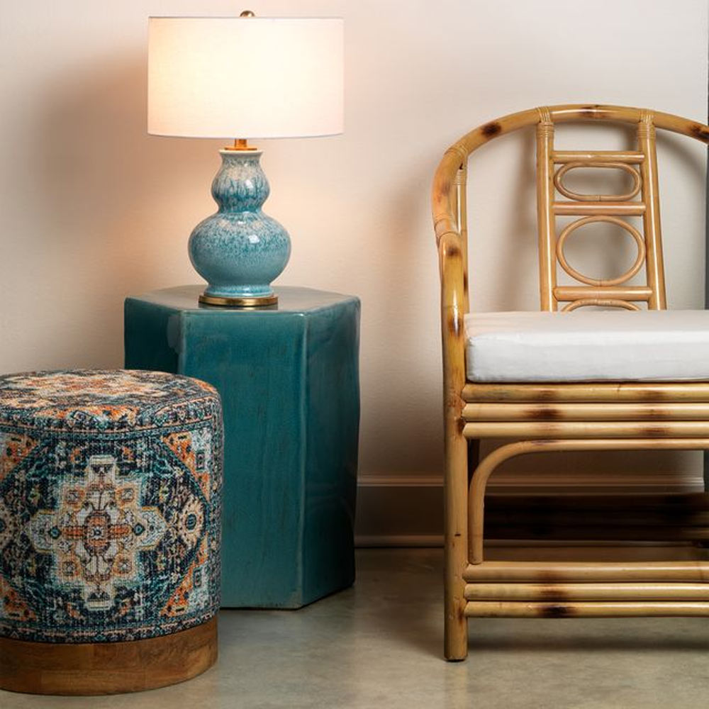 Whitney Table Lamp in living room.