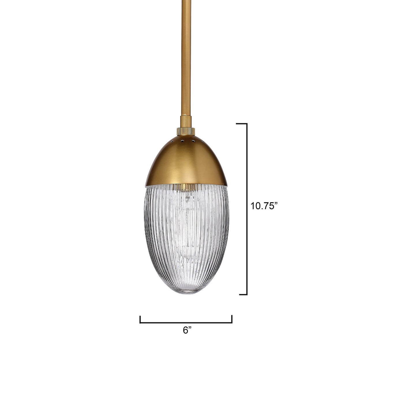 Whitworth Pendant Light - line drawing.