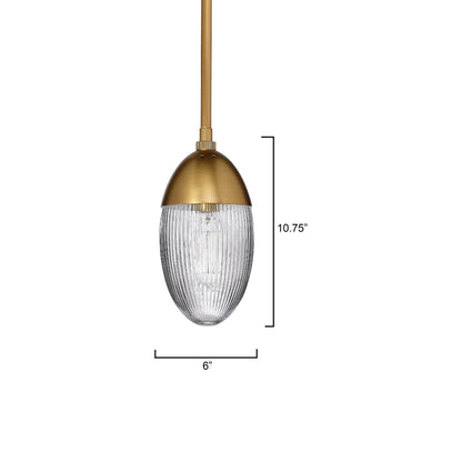 Whitworth Pendant Light - line drawing.