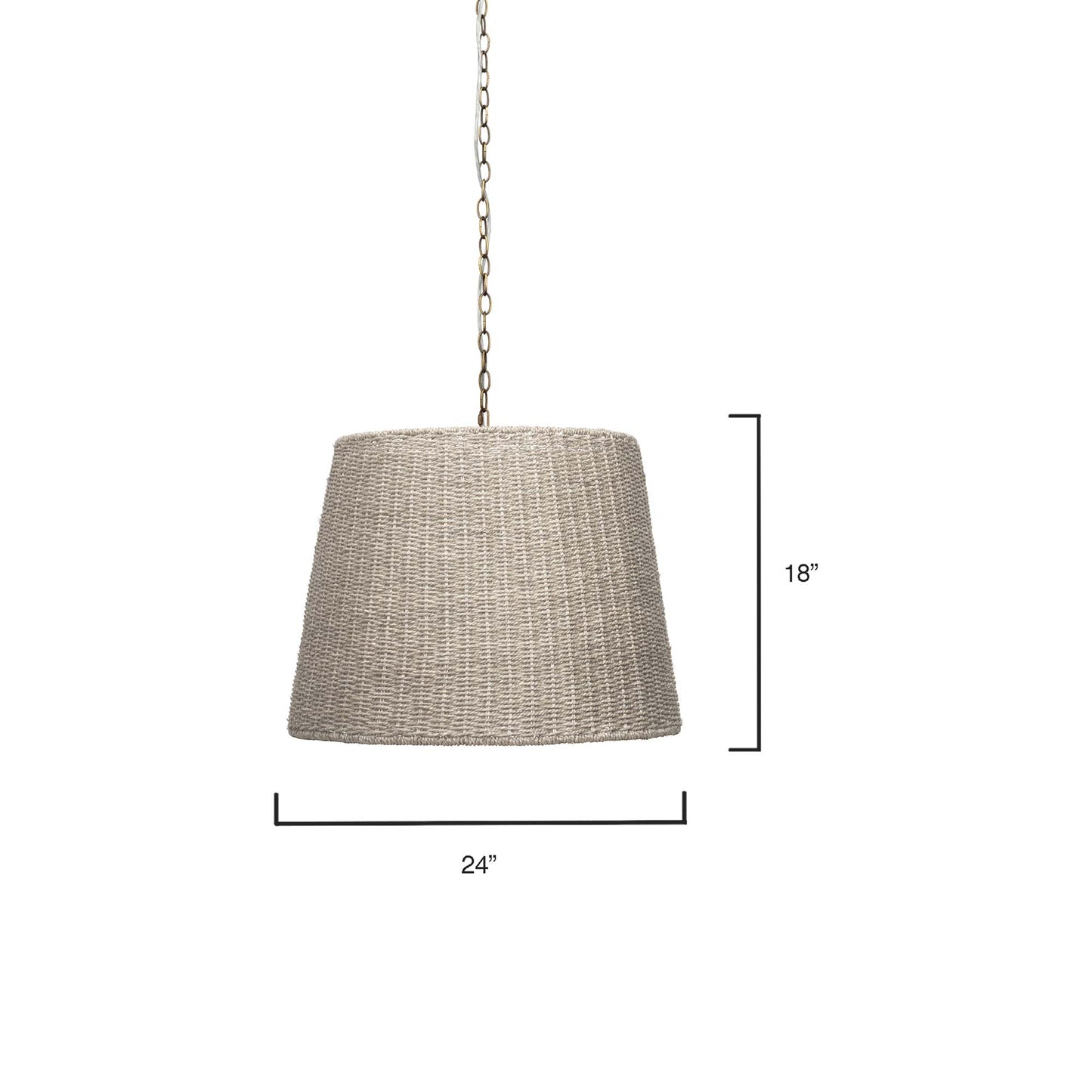 Willow Chandelier - line drawing.