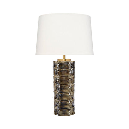 Wright Table Lamp in Brown.