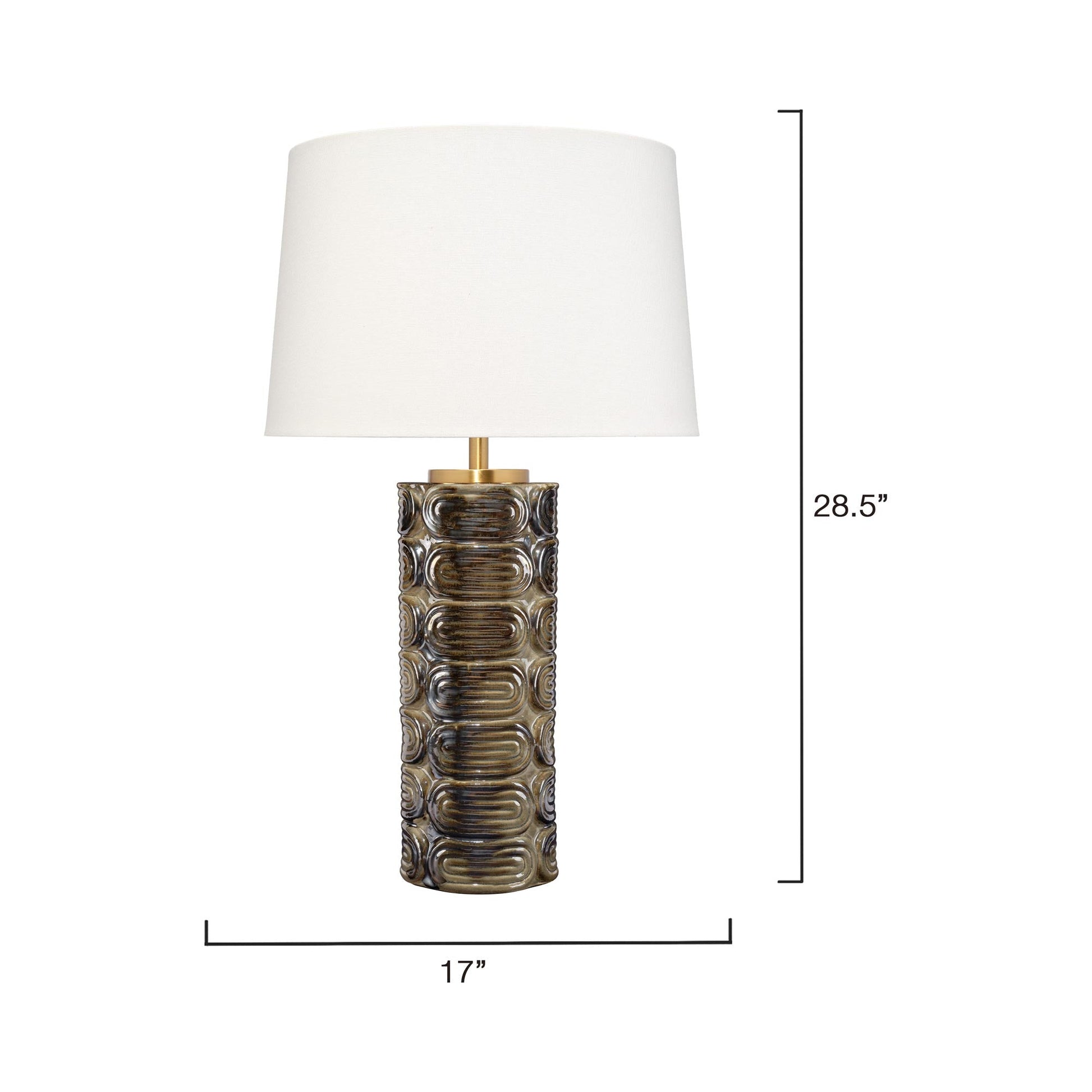 Wright Table Lamp - line drawing.