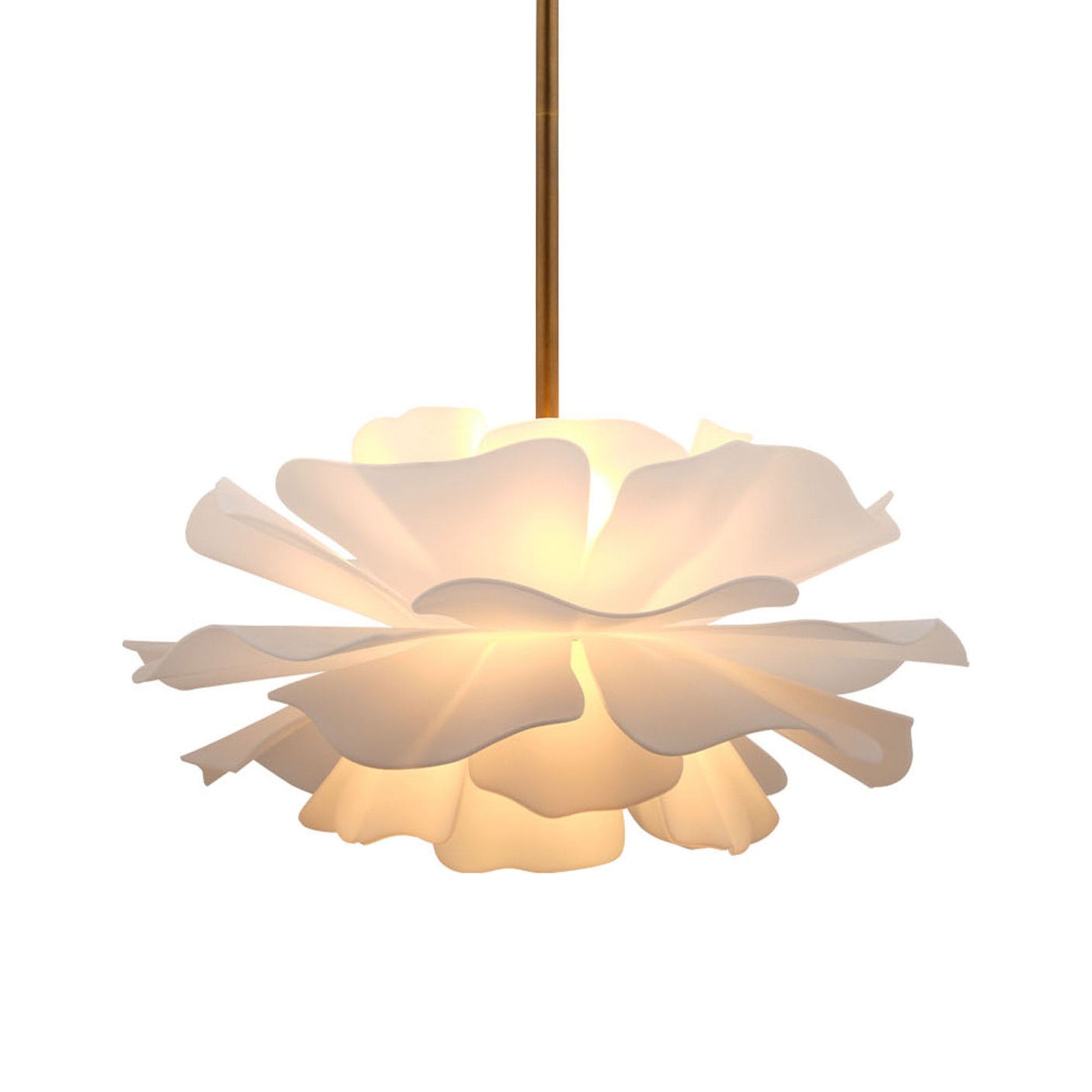 Zinnia Chandelier in Detail.