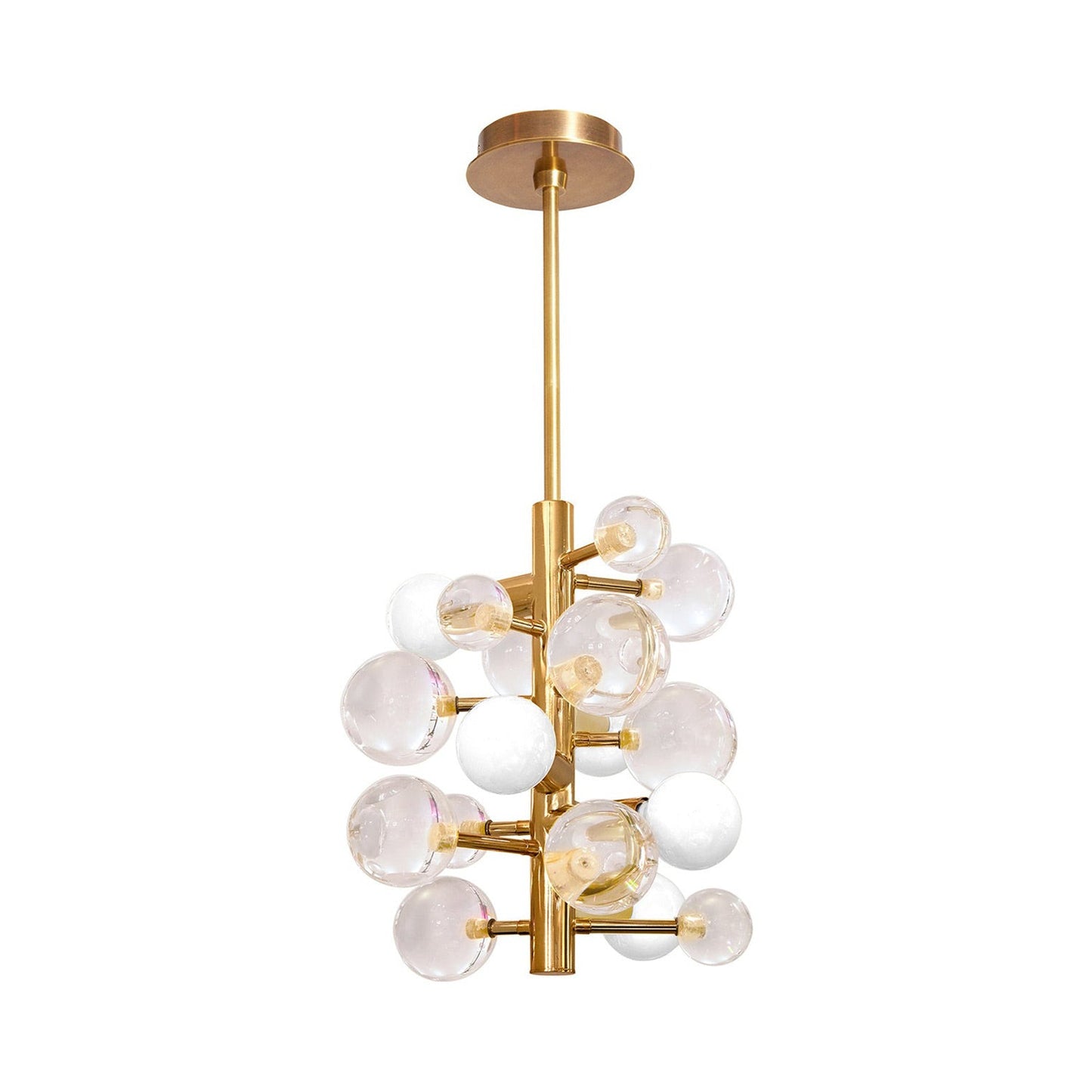 Globo Chandelier in Clear.